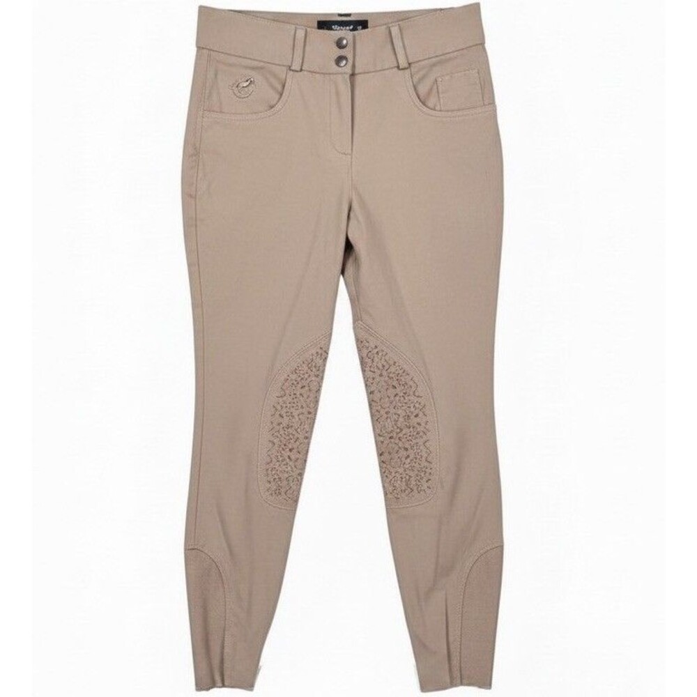 SmartPak Piper Silicone Grip Knee Horse Riding Breeches Equestrian 12/32 Pants